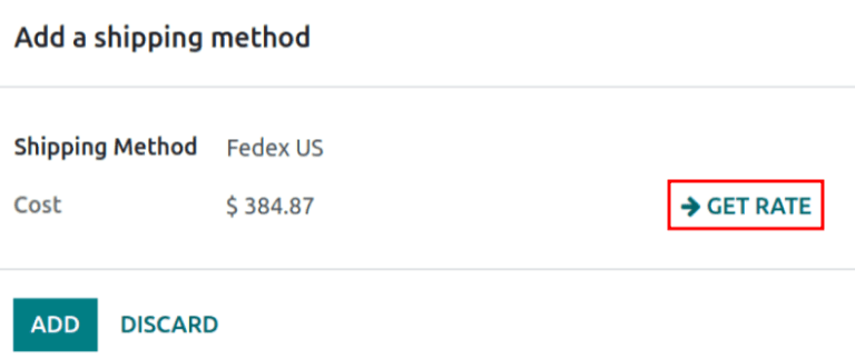 پنجره پاپ‌آپ «دریافت نرخ».