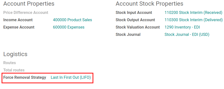 تنظیم استراتژیِ اولین خروجی از آخرین ورودی (LIFO) به عنوان استراتژیِ خروج اجباری.