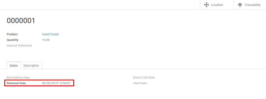 نمایی از تاریخ خروج برای 0000001.