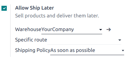 تنظیمات فعال‌سازی و پیکربندی ویژگی ارسال در آینده