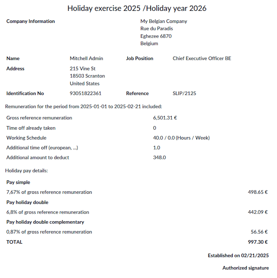 Departure Holiday Attests Attest N.