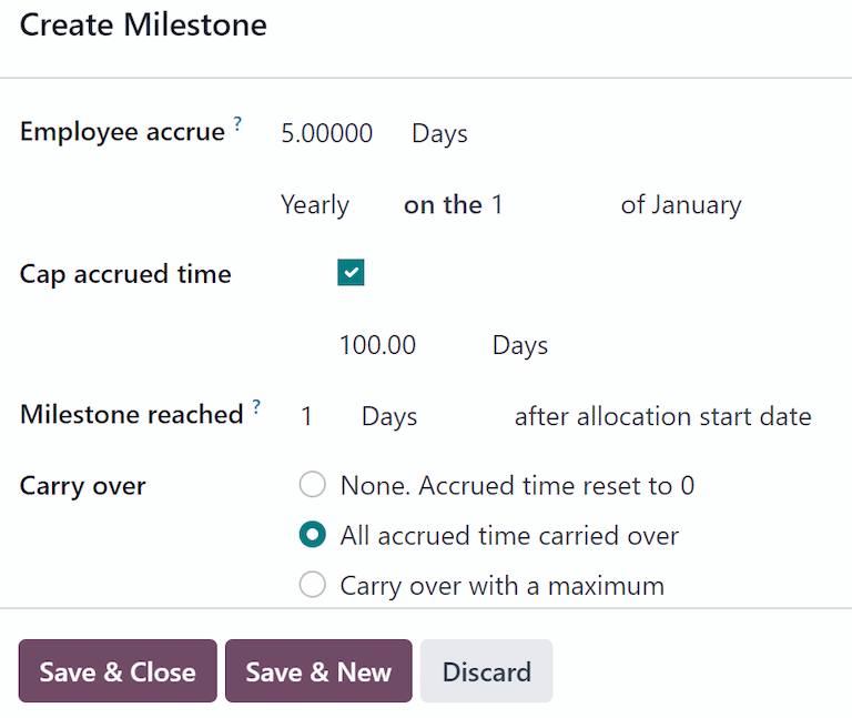 فرم گام کلیدی با تمام ورودی‌های تکمیل شده.