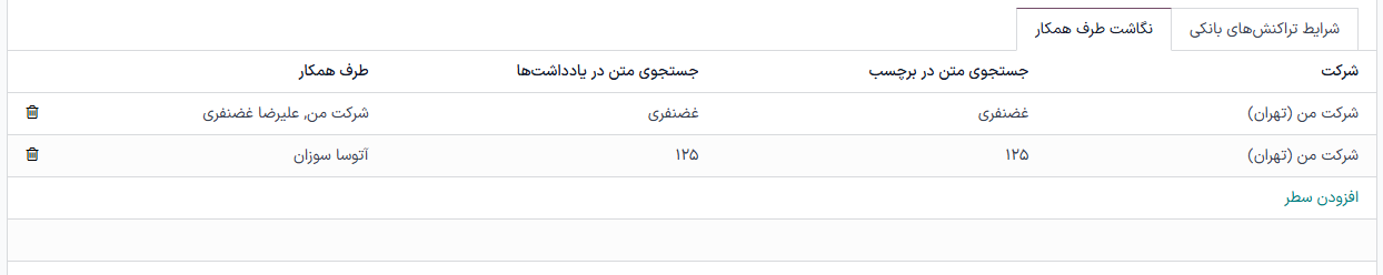 تعریف نگاشت طرف همکار