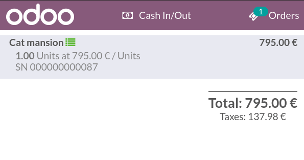 پنجره باز شده برای ایمپورت شماره سریال