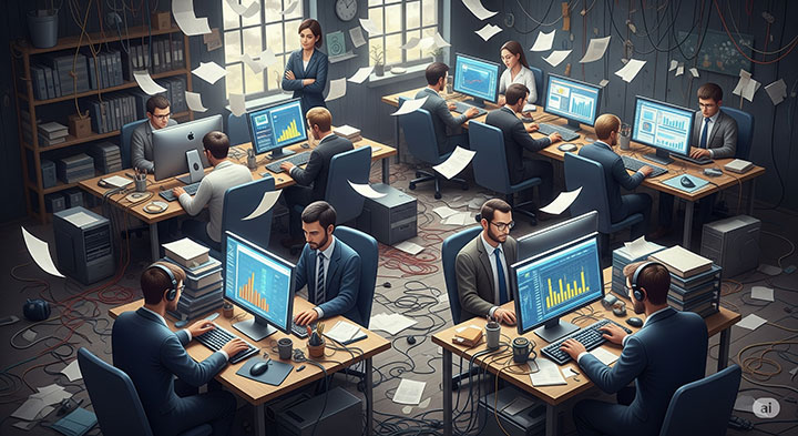  نادیده‌گرفتن اهمیت تیم پروژه و مهارت‌های ارتباطی