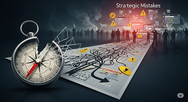 اشتباهات استراتژیک در انتخاب و پیاده‌سازی ERP