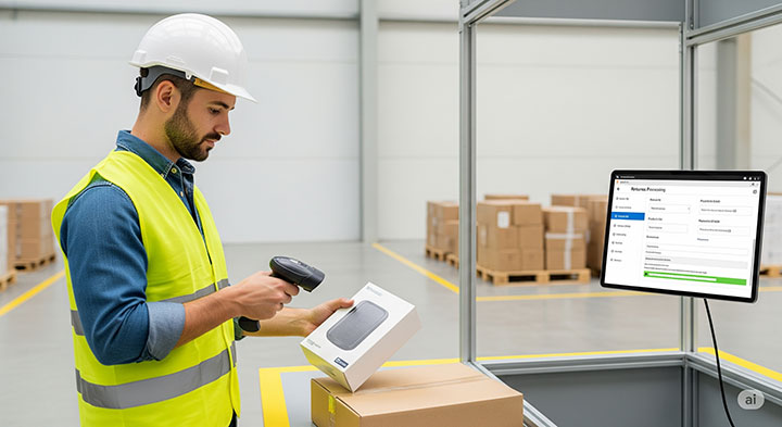 ورود کالا به انبار برگشتی و نقش انباردار در کنترل وضعیت