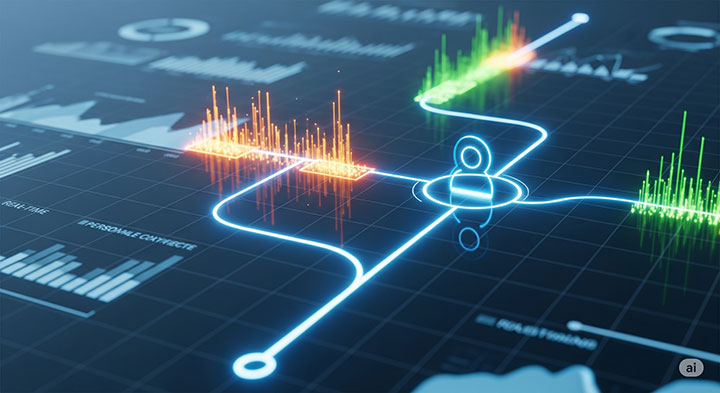 شخصی‌سازی مبتنی بر رفتار در لحظه (Real-Time Behavioral Personalization)