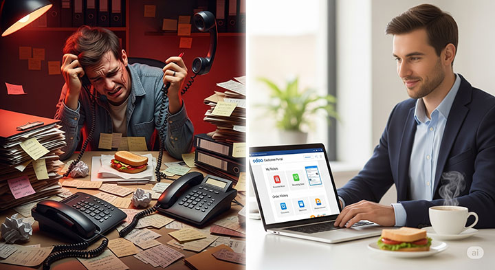 استفاده از پورتال مشتریان برای کاهش بار تیم پشتیبانی