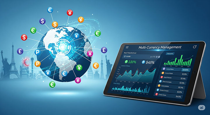 مدیریت چند ارز (Multi-Currency)