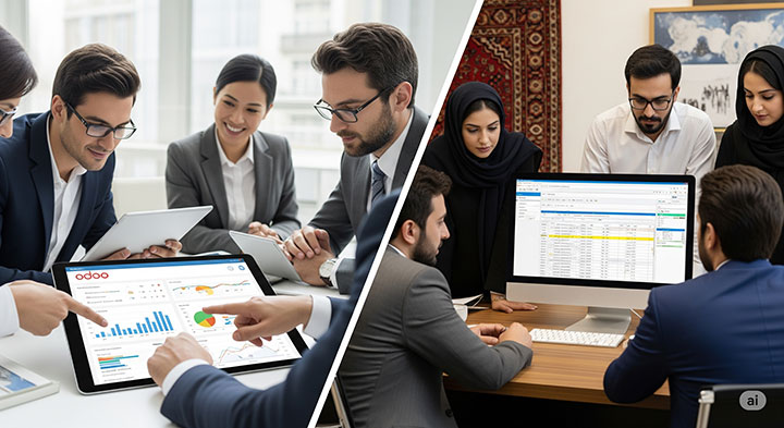 Odoo در مقابل ERPهای ایرانی