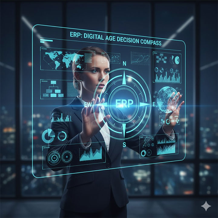 ERP: قطب‌نمای تصمیم‌گیری در عصر دیجیتال